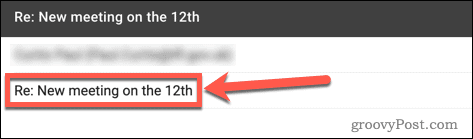 Changed subject line in Gmail