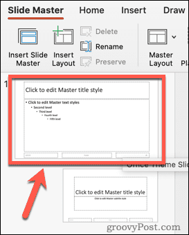 master slide in powerpoint