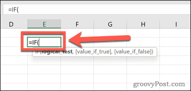 excel if function