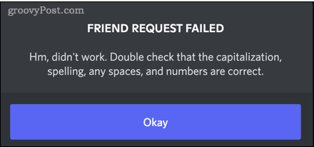 discord friend request failed