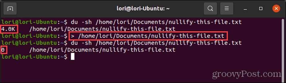 Redirect to null in Linux