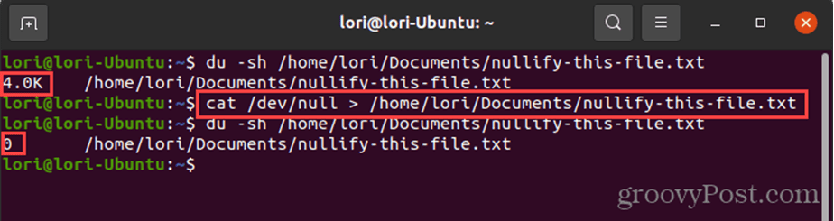 Redirect /dev/null to file in Linux
