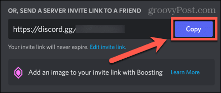 discord copy invite link