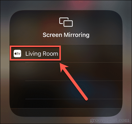 iphone screen mirroring options