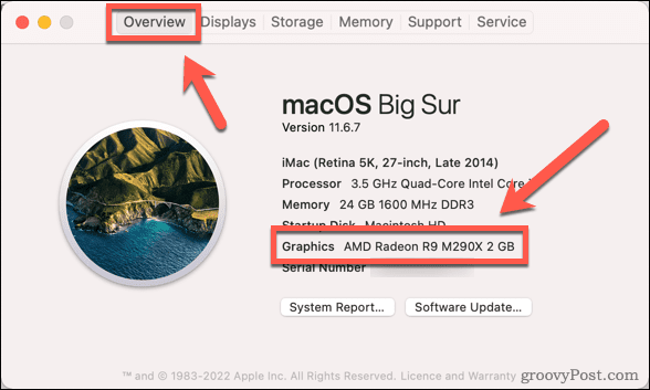 mac gpu information