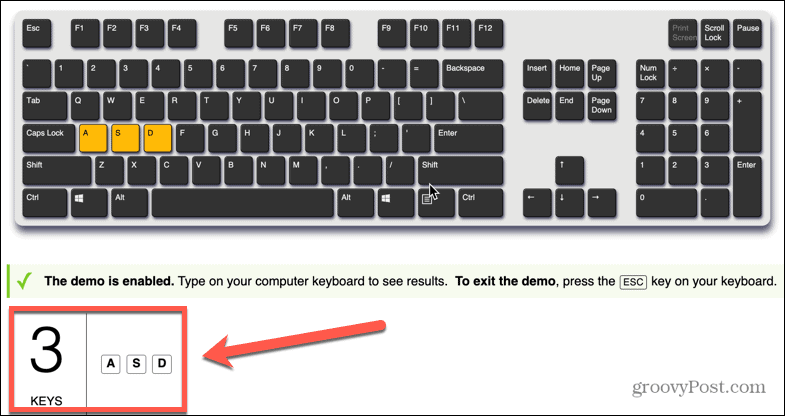 keyboard ghosting keystrokes