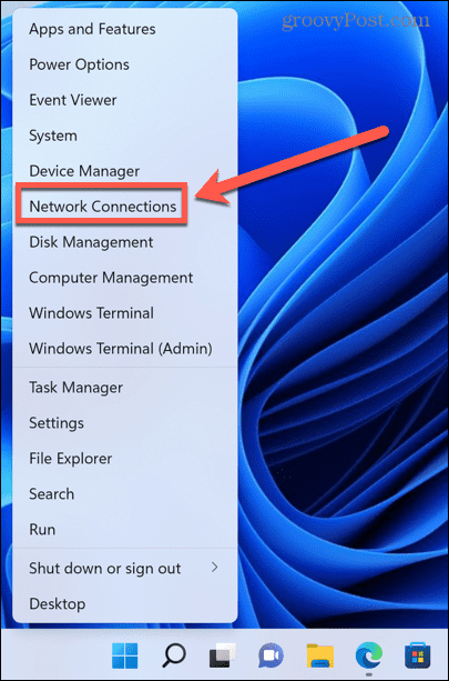 windows 11 network connections
