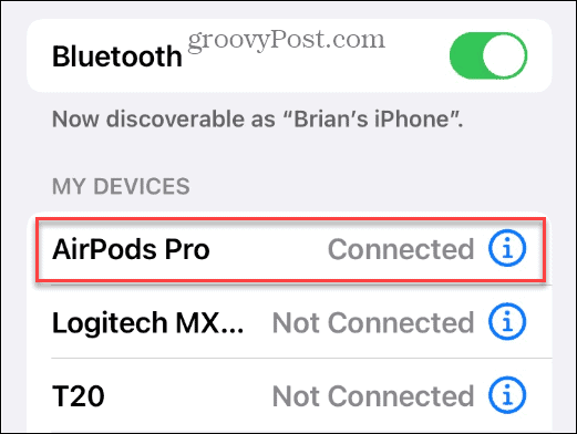 Change the Name of Your AirPods