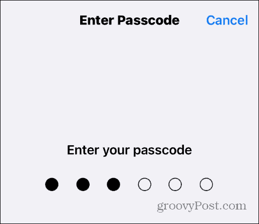 Change the Passcode on iPhone