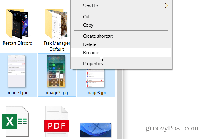 rename photos from document