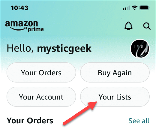 Share an Amazon Wish List