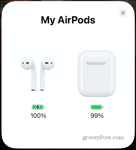 iphone connected airpods