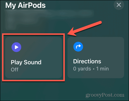 airpods play sound