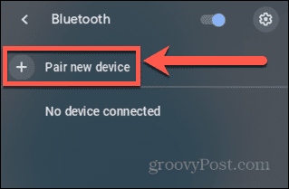 chromebook add new device