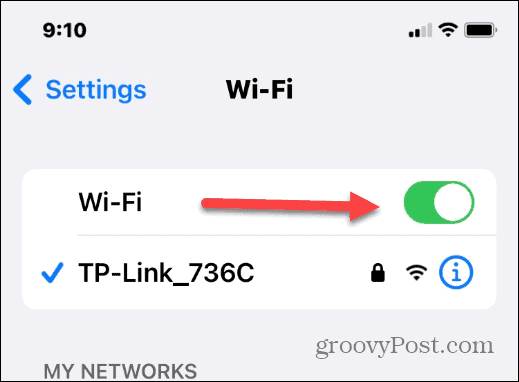 Change the Wi-Fi Password on iPhone