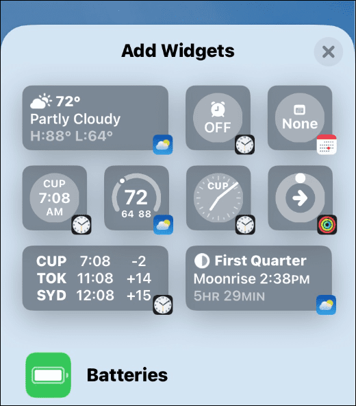 Add Widgets to iPhone Lock Screen
