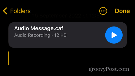 iphone saved message