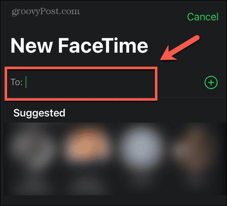 new facetime contact