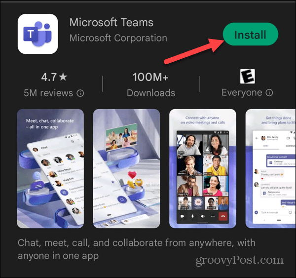 How to Install Microsoft Teams on Android