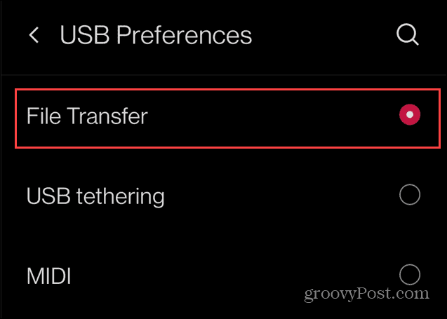 Transfer Photos from Android to a USB Drive
