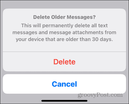 Old messages