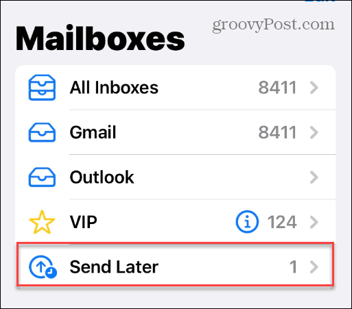 Schedule Emails on iPhone