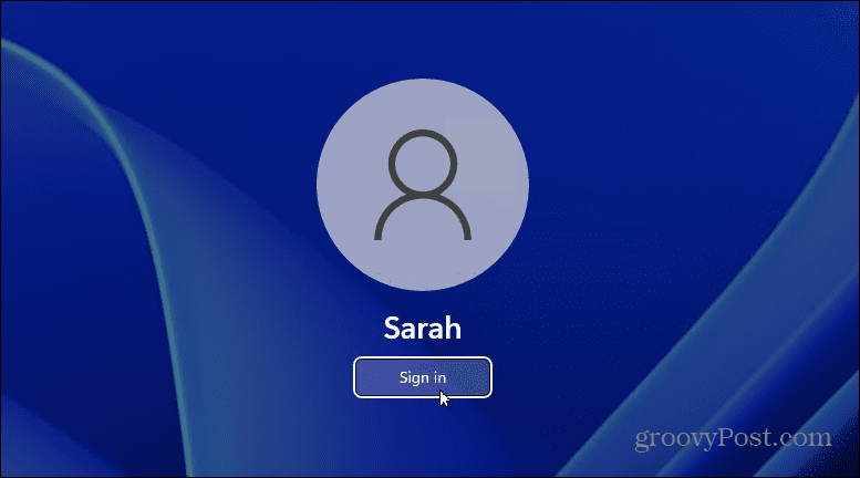 sign in account windows 11