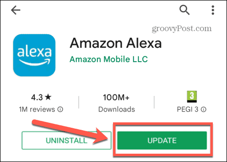 alexa app update