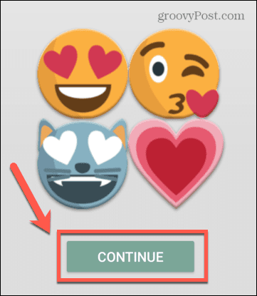 emoji fonts for flipfont continue