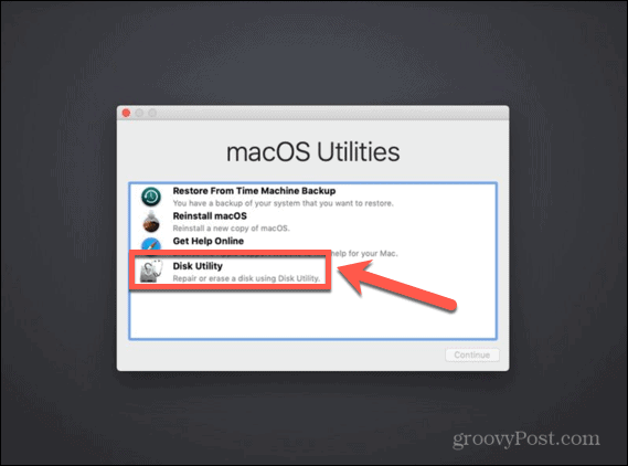 macos utilities disk utility