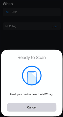 shortcuts ready to scan