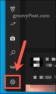 Xbox companion app settings icon