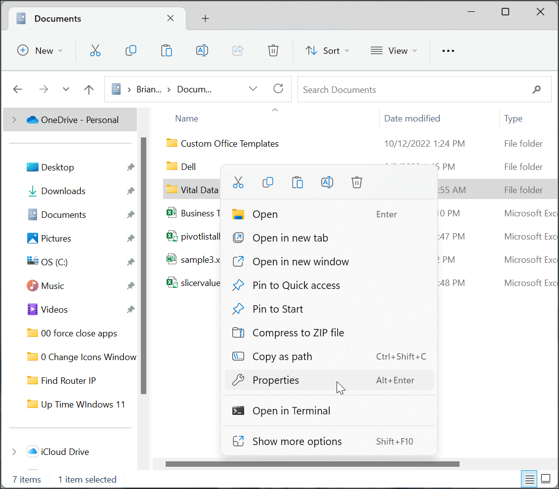 Encrypt Files and Folder on Windows 11