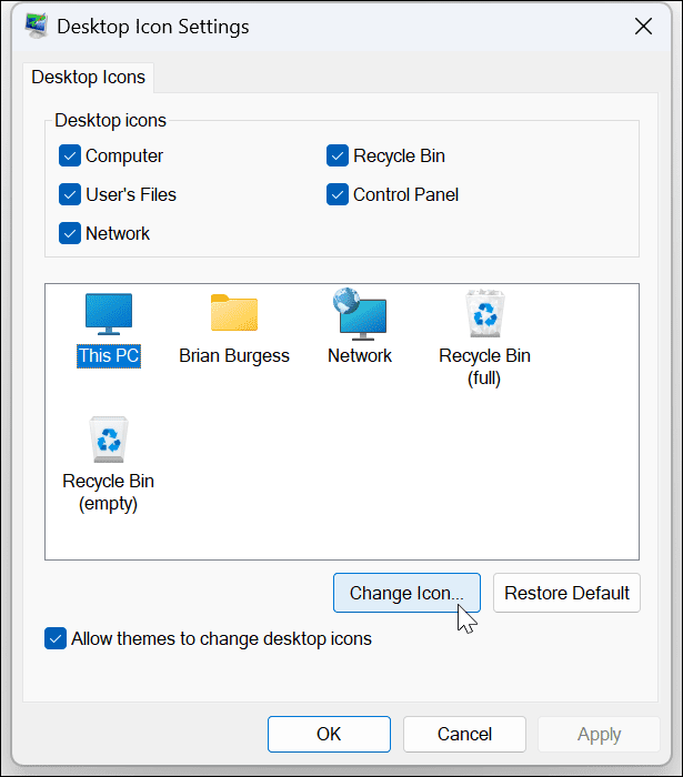 Customize Windows 11 System Icons