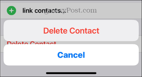 Delete All Contacts on iPhone