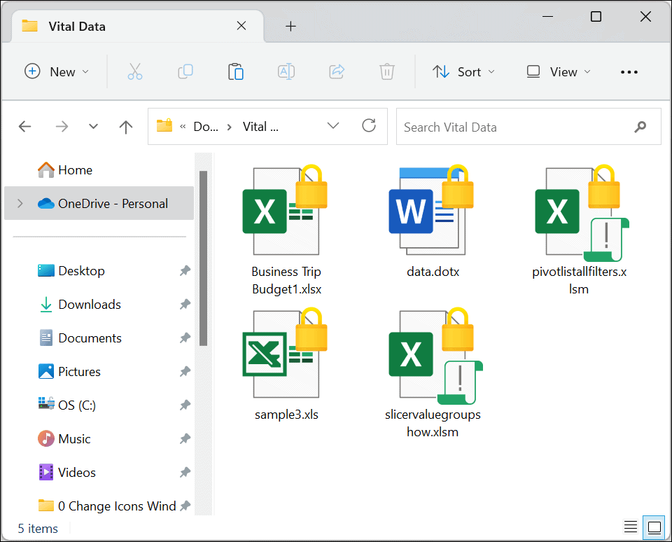 Encrypt Files and Folder on Windows 11