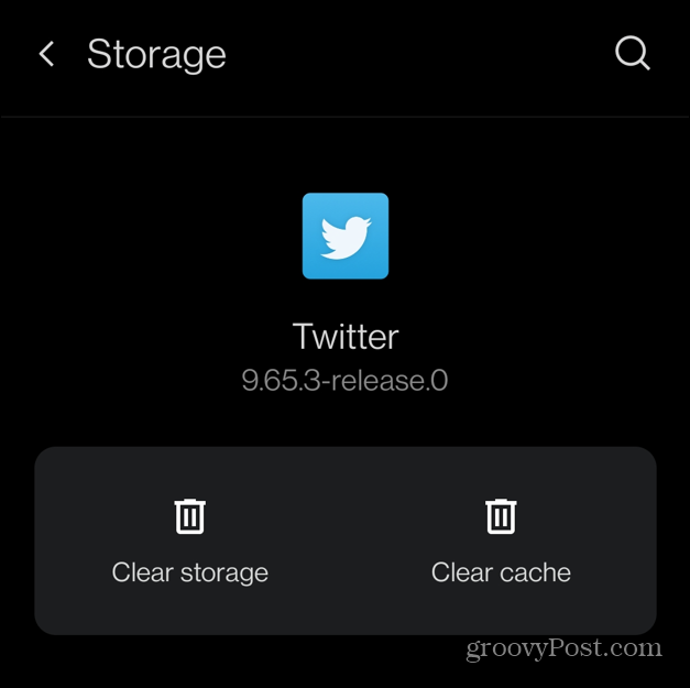 Clear Twitter Cache