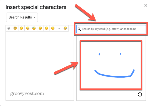 google docs draw emoji