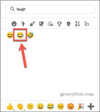google docs select emoji