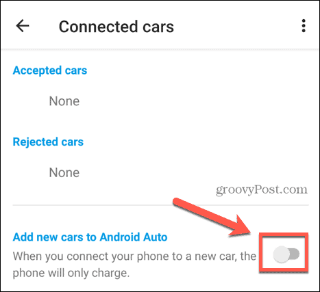 android auto automatically add new car