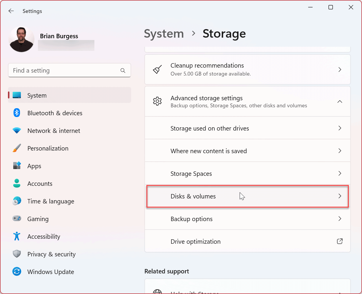 Remove a Drive Letter on Windows 11