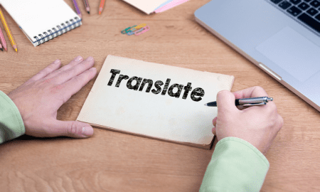 Translating a Google Docs document