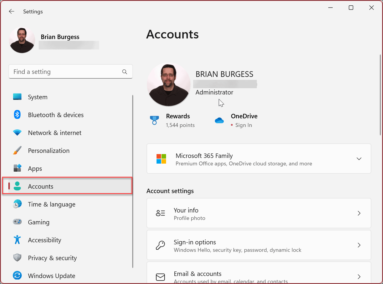 Determine User Account Type on Windows 11