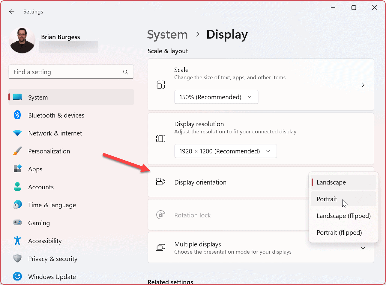 Rotate Your Screen on Windows 