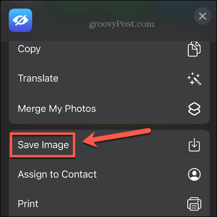 iphone save image