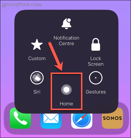 assistive touch home