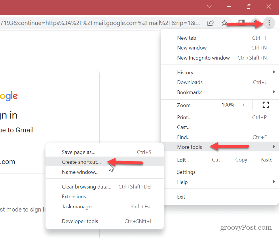 Add Gmail to the Windows 11 Taskbar
