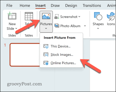 Insertar una imagen en PowerPoint
