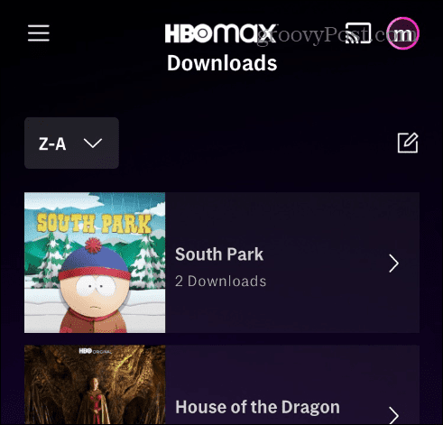 Programma's downloaden op HBO Max