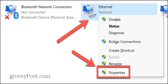 windows 11 network adapter properties
